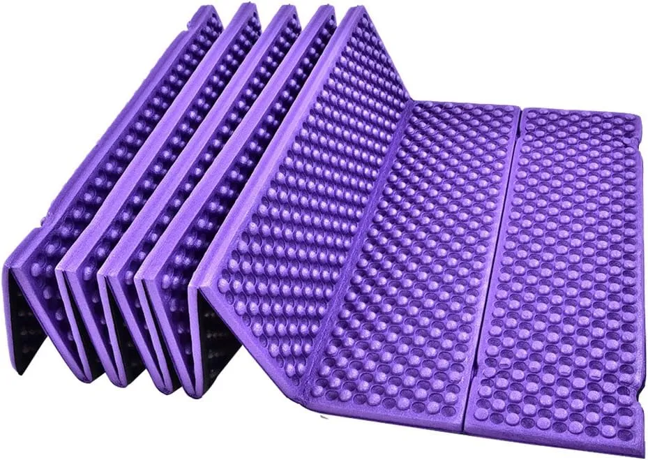 VGEBY Folding Camping Mat, Waterproof XPE Foam Sleeping Pad Beach Tent Cushion Seat Mat for Camping Hiking Travel() Camp Tent and Accessories Foam Hiking Mattress Quechua Camping