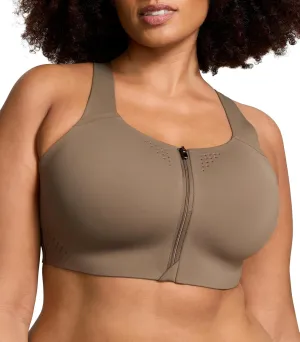 Victoria's Secret Women's VSX Featherweight Max Front Close Sports Bra, High Impact (32A-38DD)