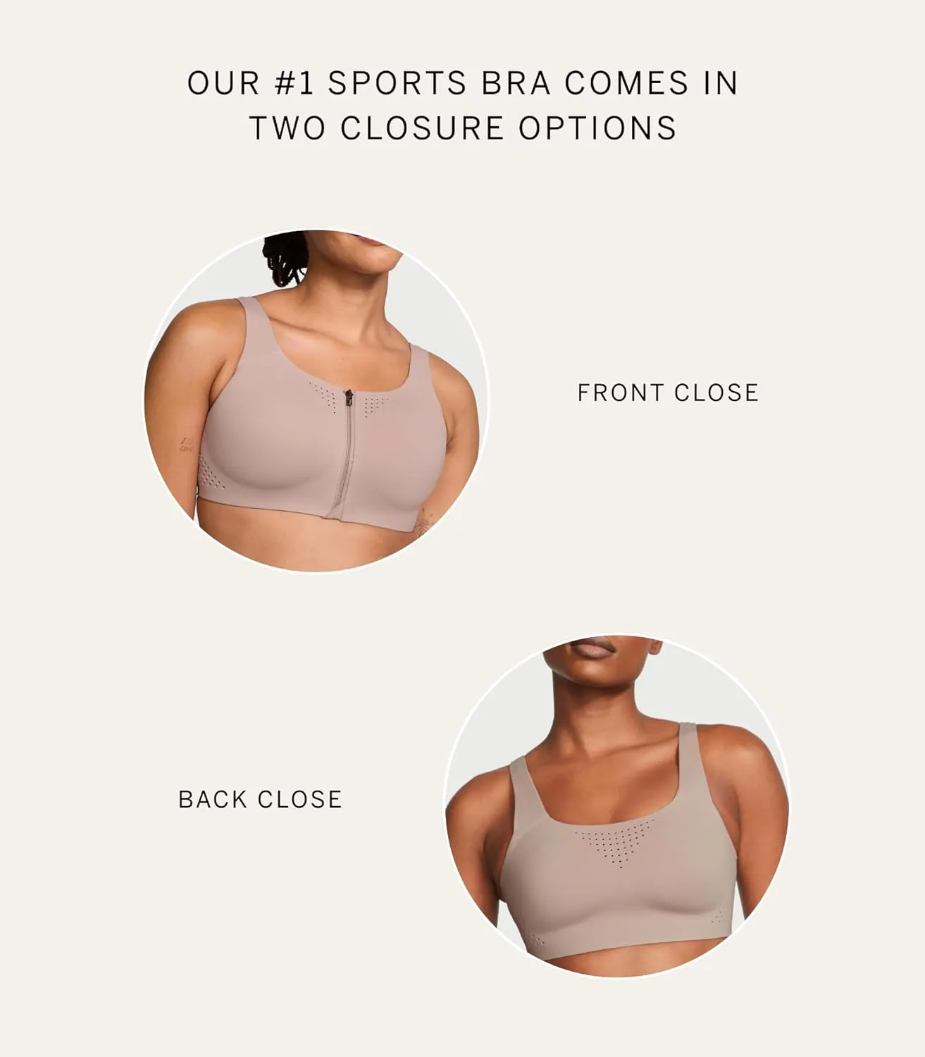 Victoria's Secret Women's VSX Featherweight Max Front Close Sports Bra, High Impact (32A-38DD)