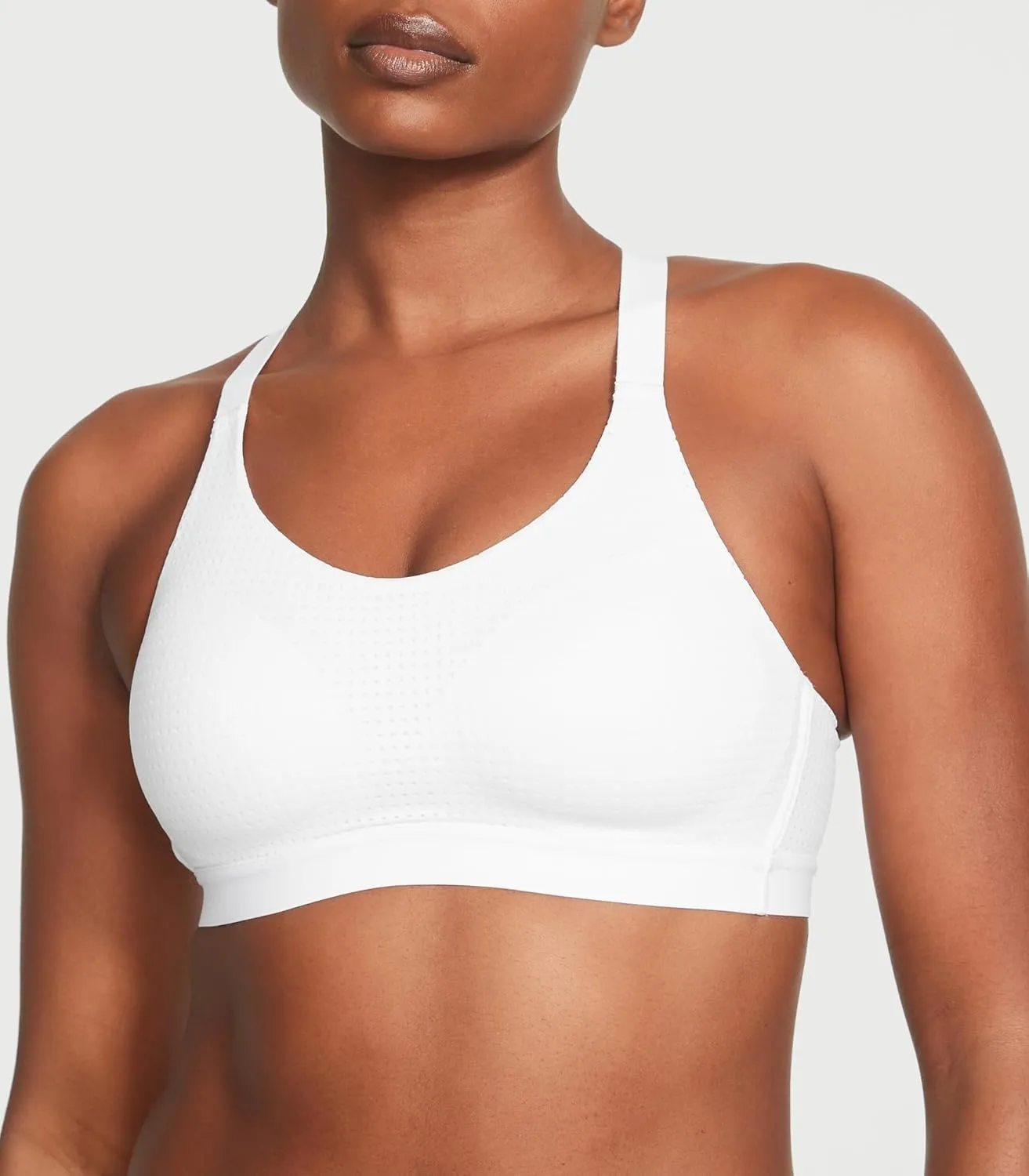 Victoria's Secret Women's VSX Lightweight Mesh Sports Bra, Medium Wireless Support (32A-38DD)