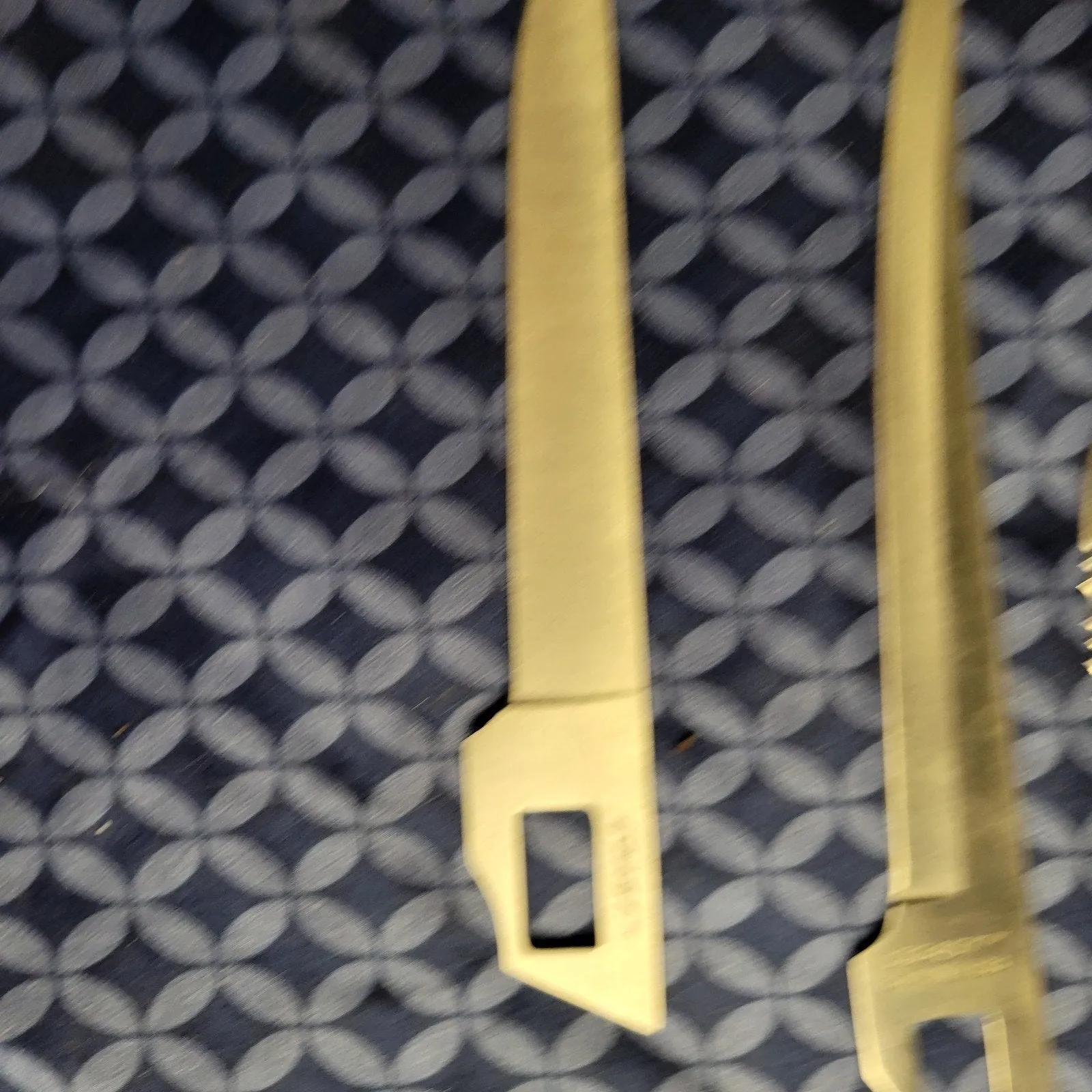Vintage Coast 3 Blade Interchangeable Fillet Knife Set with Sheath USED