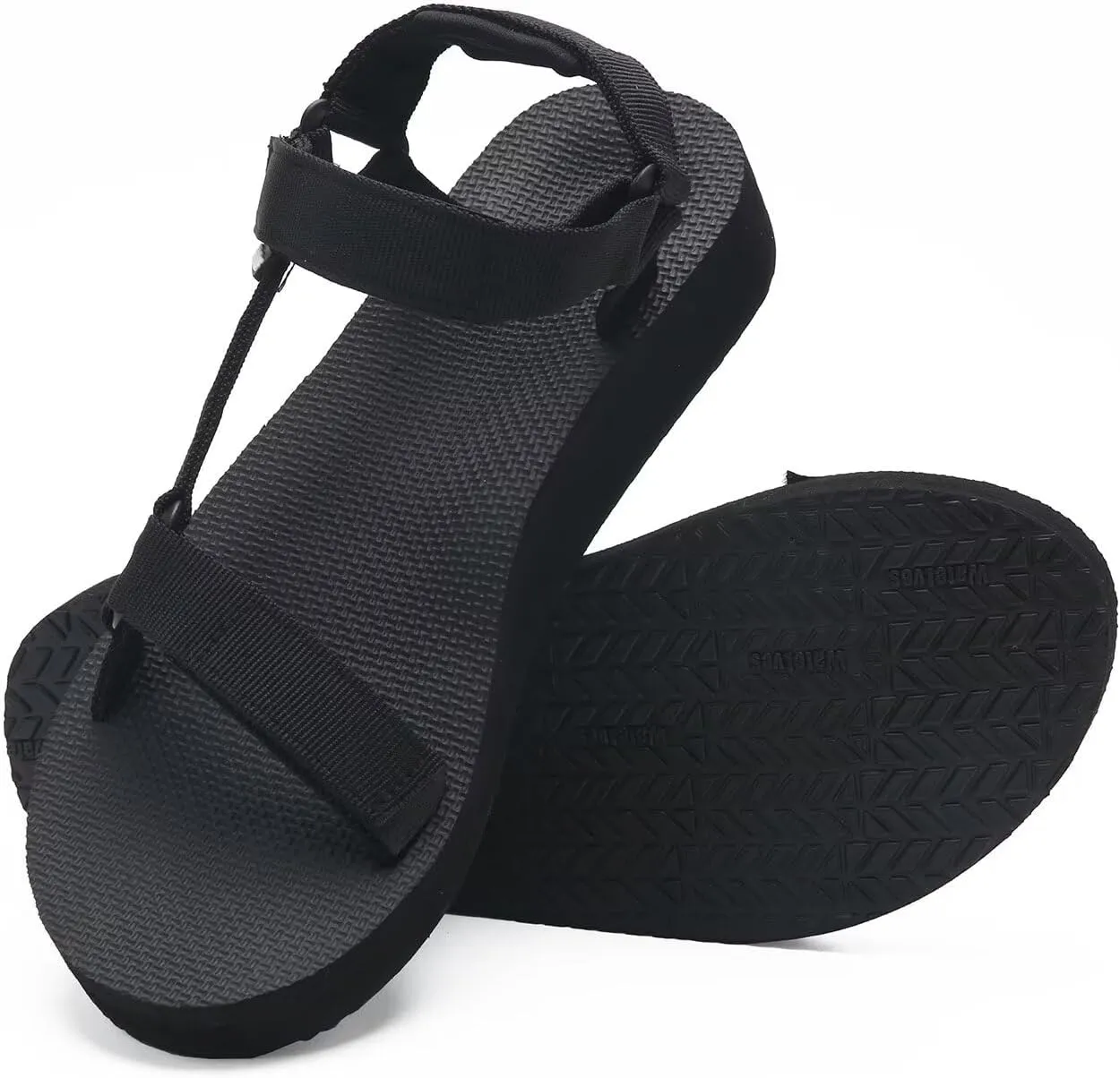 WateLves Womens-Sport-Sandals Outdoor Hiking Sandals with-Arch-Support Comfortable Webbing-Water-Athletic Beach-Sandals for Travel-Walking-Trekking-Camping