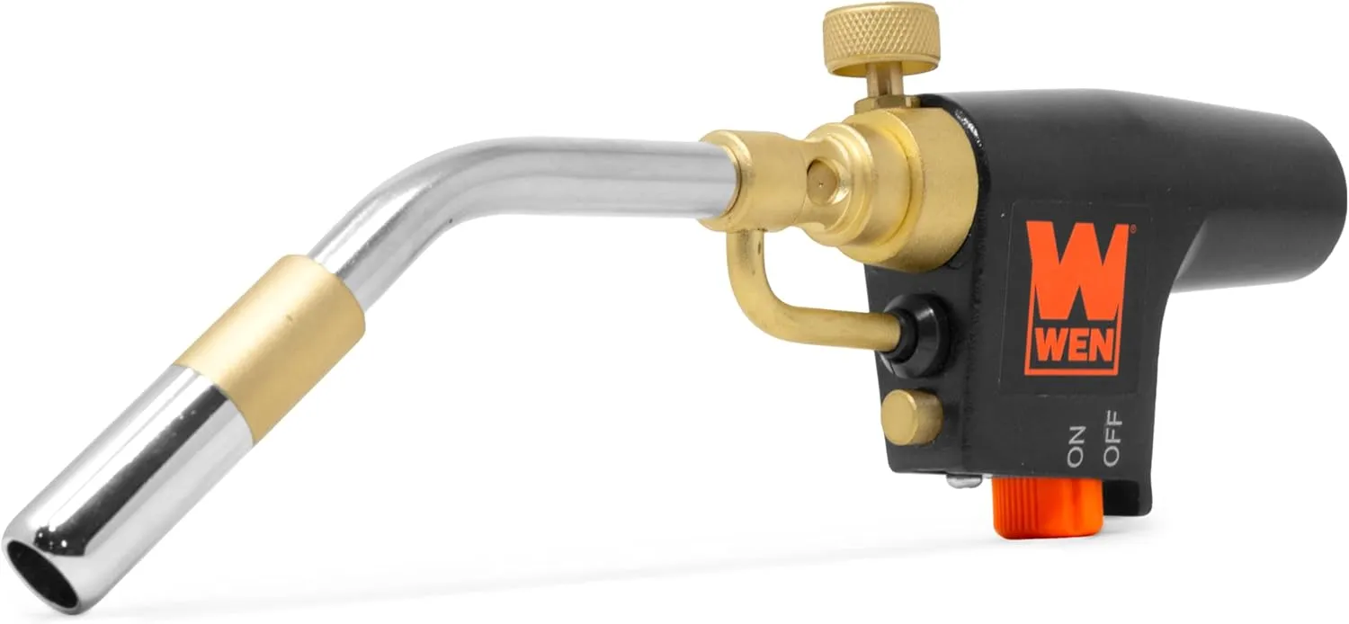 WEN Trigger Start Propane Torch with Adjustable Flame for Welding, Grilling, and Heat Treatment (GA1411)