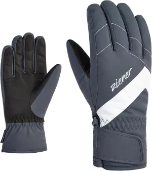 Women's Alpine Ski Leather Gloves KAITI Ombre