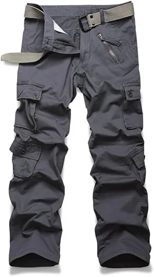 Women's Cotton Casual Military Army Cargo Combat Work Pants with 8 Pocket