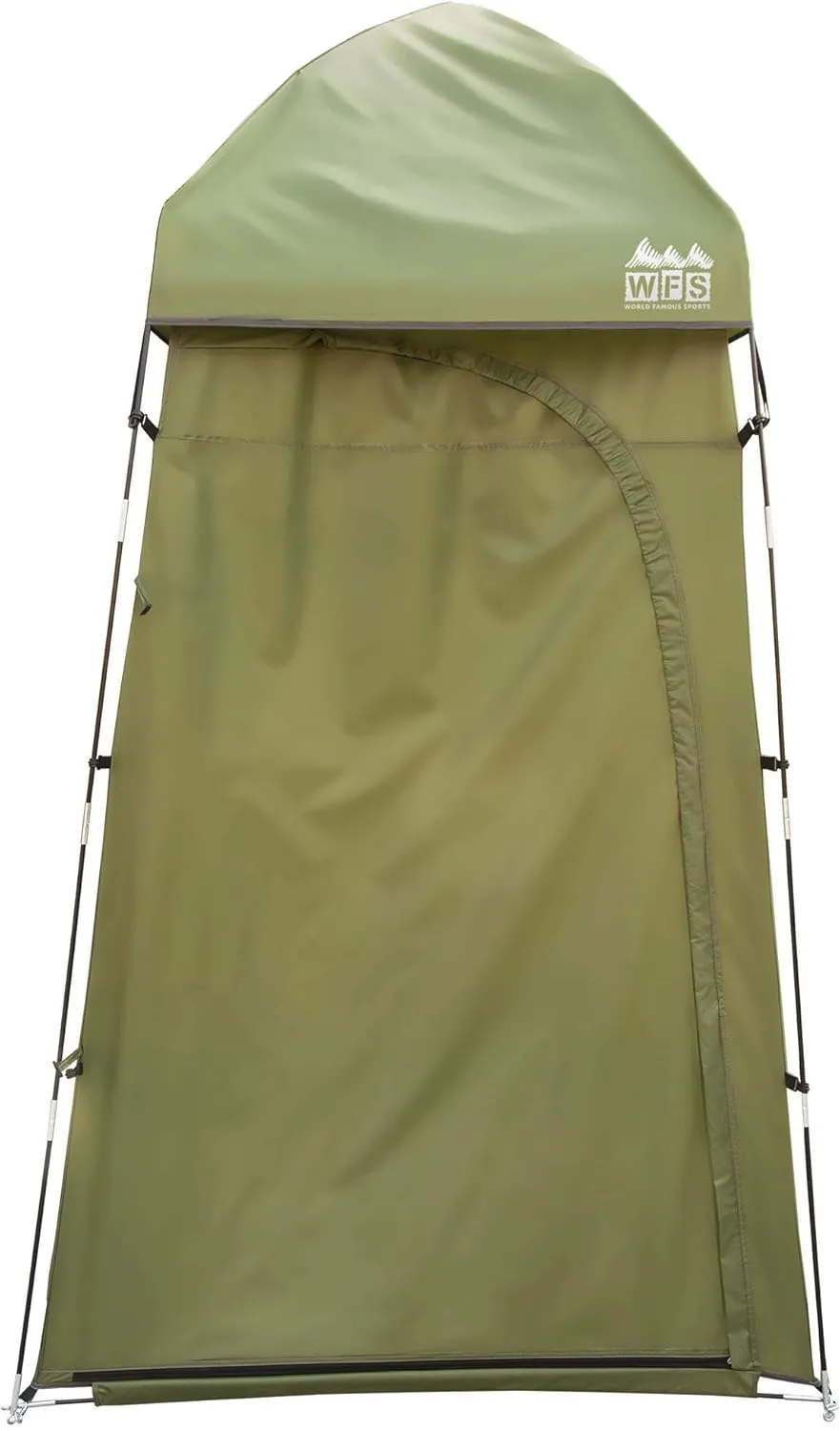 World Famous Sports Privacy Shelter Tent, Green, Waterproof Shell Fabric, Roomy 4' x 4' x 7' Tall, Great for Outdoor Privacy, Toilet, Camp Shower, Changing Room, Storage and More.
