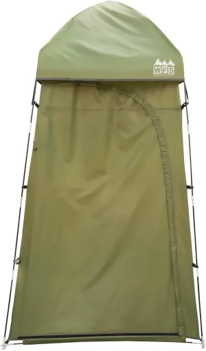 World Famous Sports Privacy Shelter Tent, Green, Waterproof Shell Fabric, Roomy 4' x 4' x 7' Tall, Great for Outdoor Privacy, Toilet, Camp Shower, Changing Room, Storage and More.