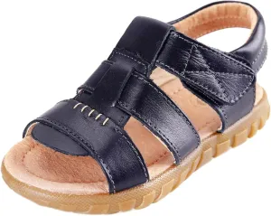 WUIWUIYU Boys Girls Outdoor Casual Open Toe Sport Sandals Beach Water Swimming Athletic Leather Summer Shoes