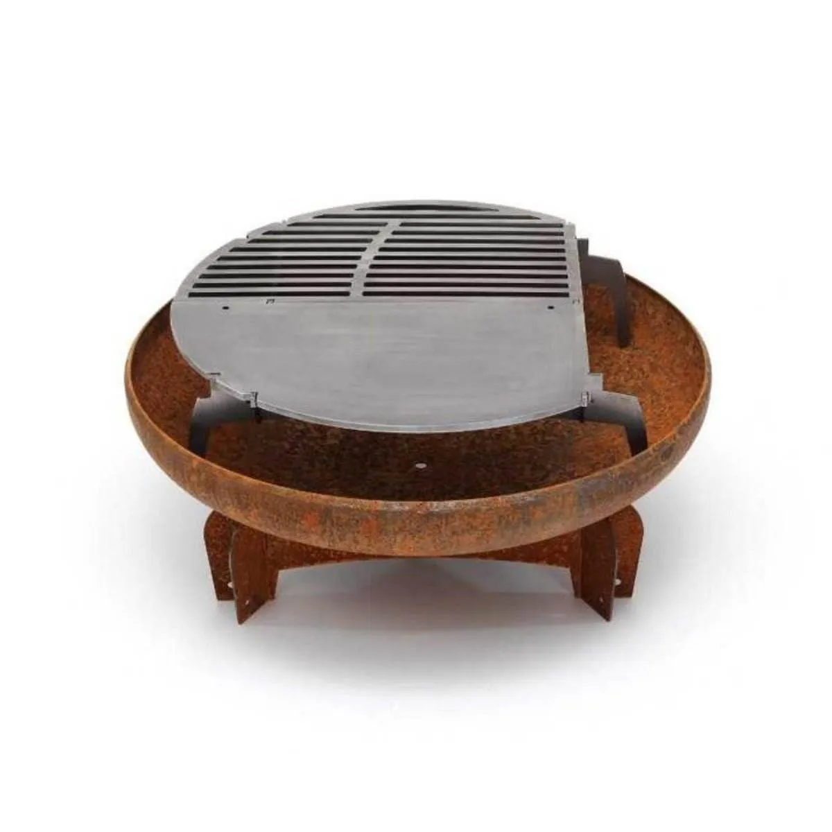 Yabbi Fire Pit 65cm & Barramundi BBQ
