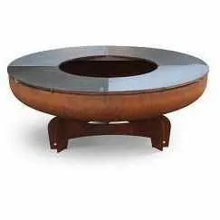 Yabbi Fire Pit 80cm & Ringgrill BBQ
