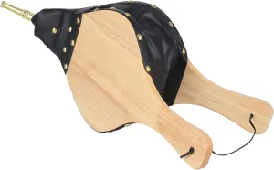 Yosoo Wood Bellows Blower Fireplace Air Blower Fire Tools for Outdoor Cooking Camping BBQ Chimney Fireplace Bellows Wood Air Blower Fireplace Wooden Blower Fireplace Wood Bellows
