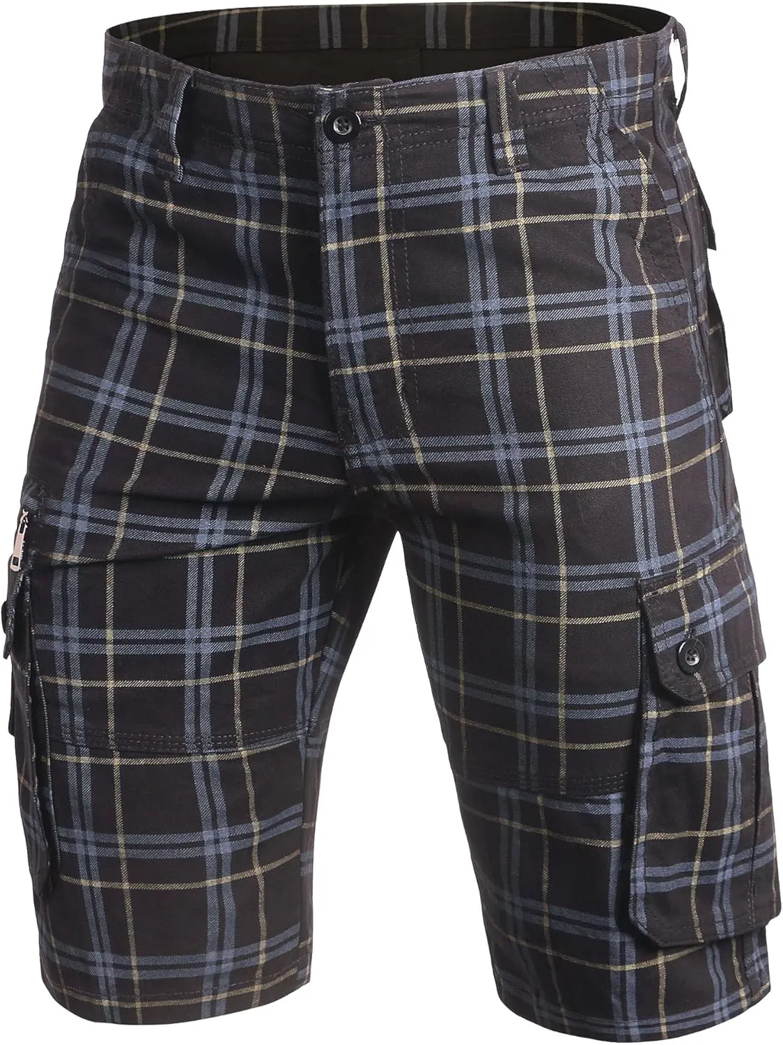 zeetoo Camo Shorts for Men Classic Relaxed Fit Cargo Short Multi-Pocket Outdoor Shorts
